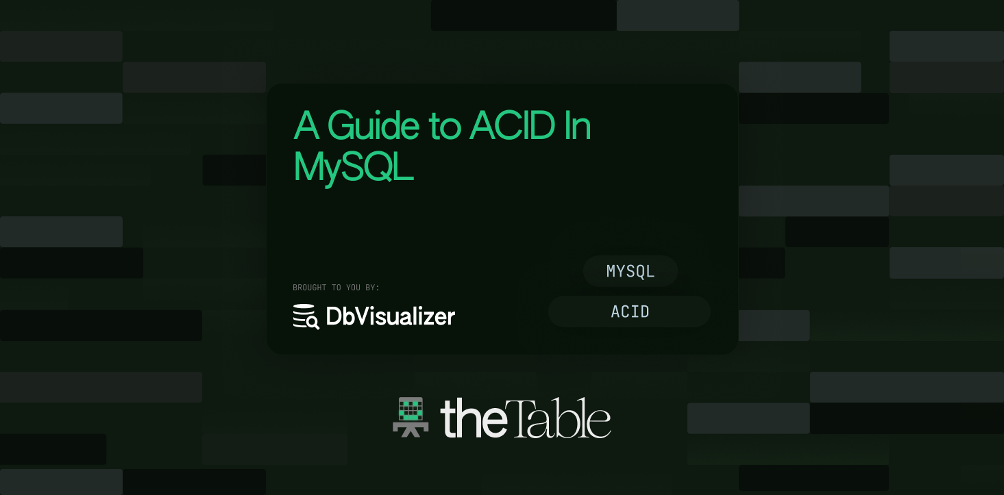 A Guide to ACID In MySQL