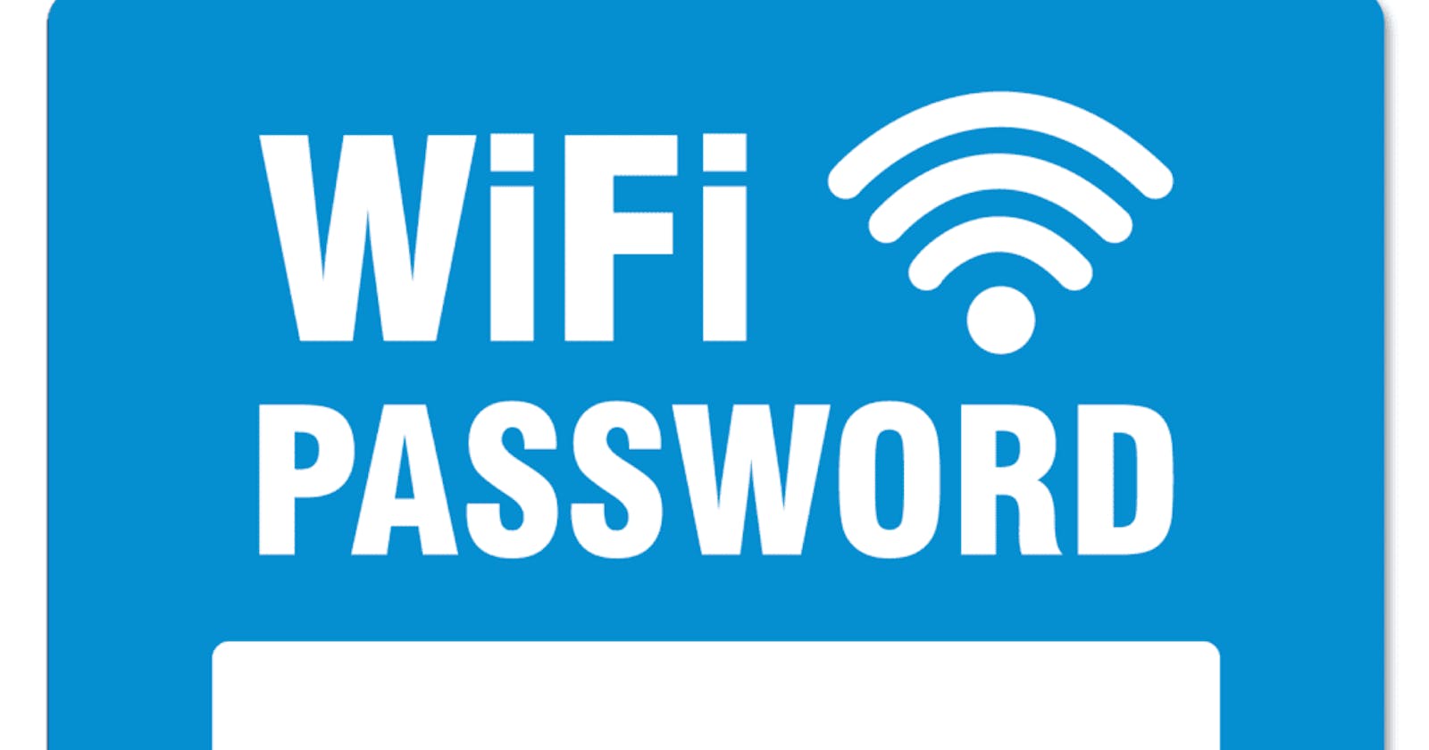 Looking up a Wi-Fi password