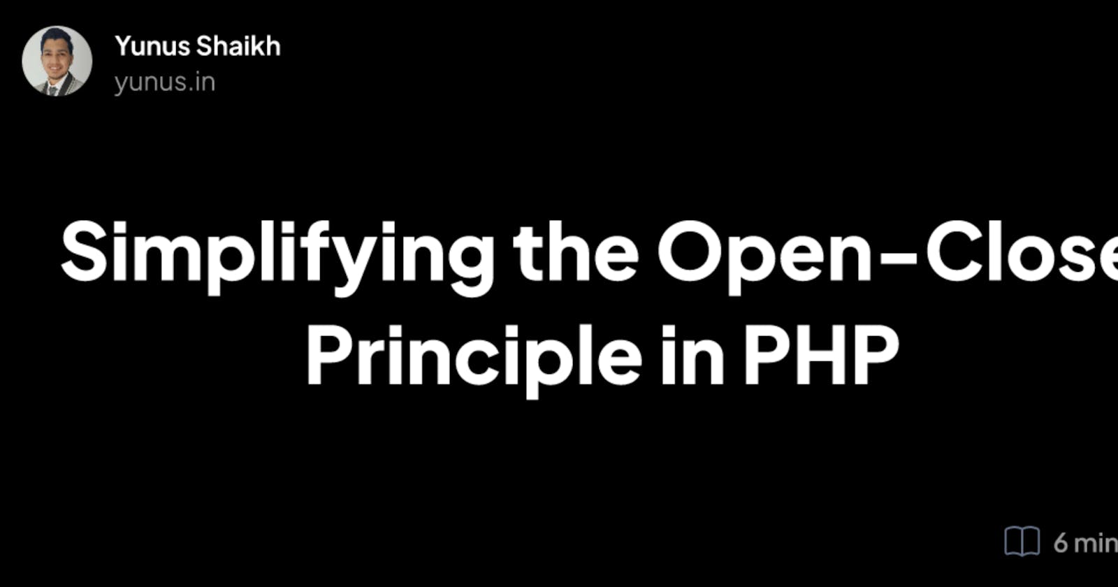 Simplifying the Open-Close Principle in PHP