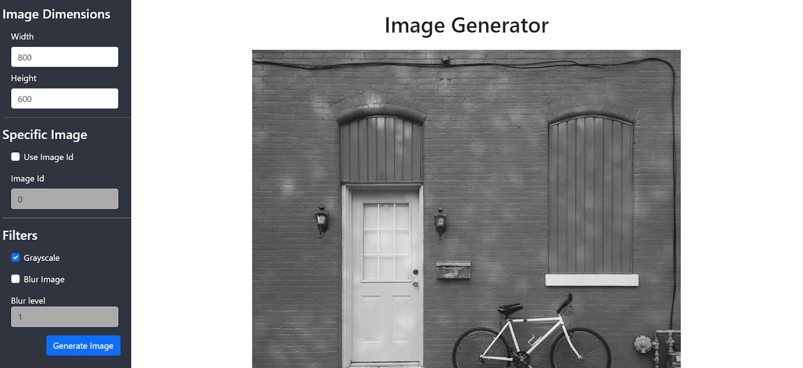 Create an image generator with Blazor
