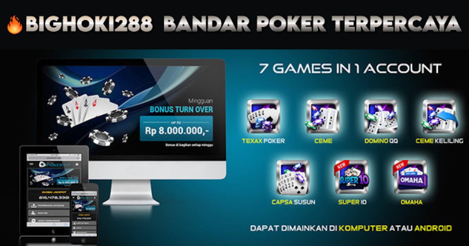 Link Situs  Bandar Poker Idn Online Bighoki288