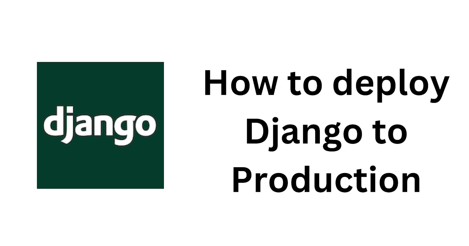 How to deploy a Django application