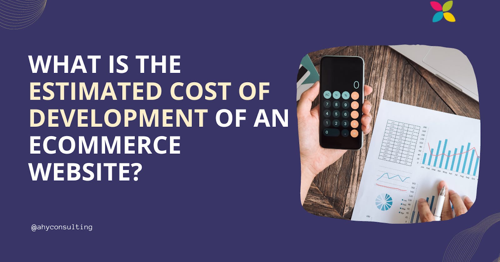 What is the estimated cost of development of a custom eCommerce website in 2023?