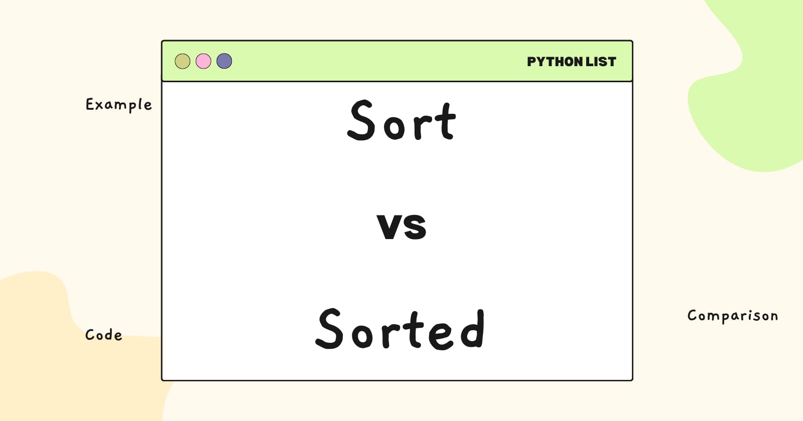 Difference Between sort() And sorted() In Python