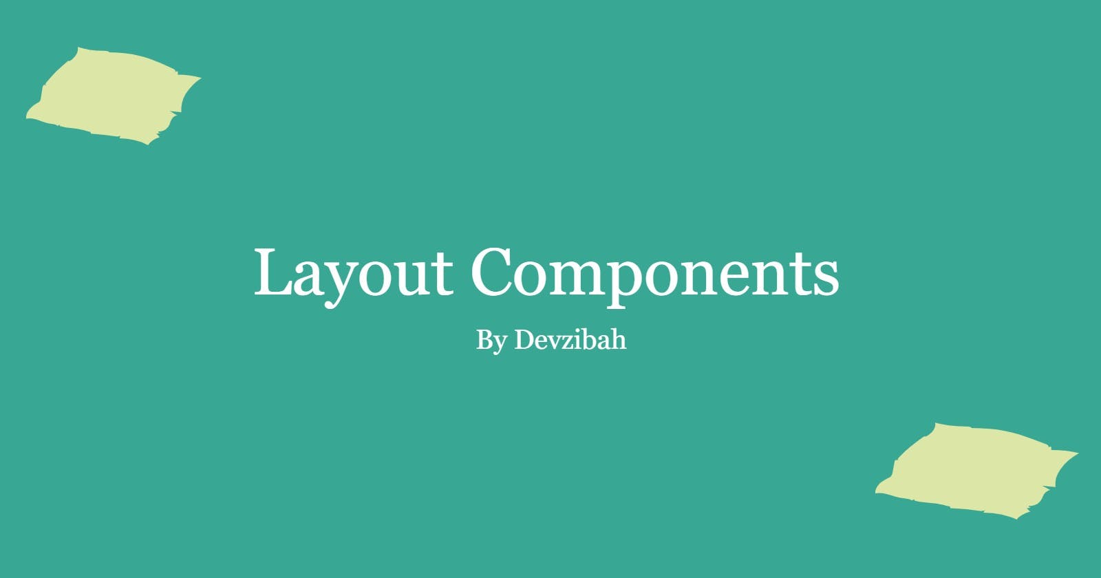 How to avoid redundancy through the use of  Layout Components in React