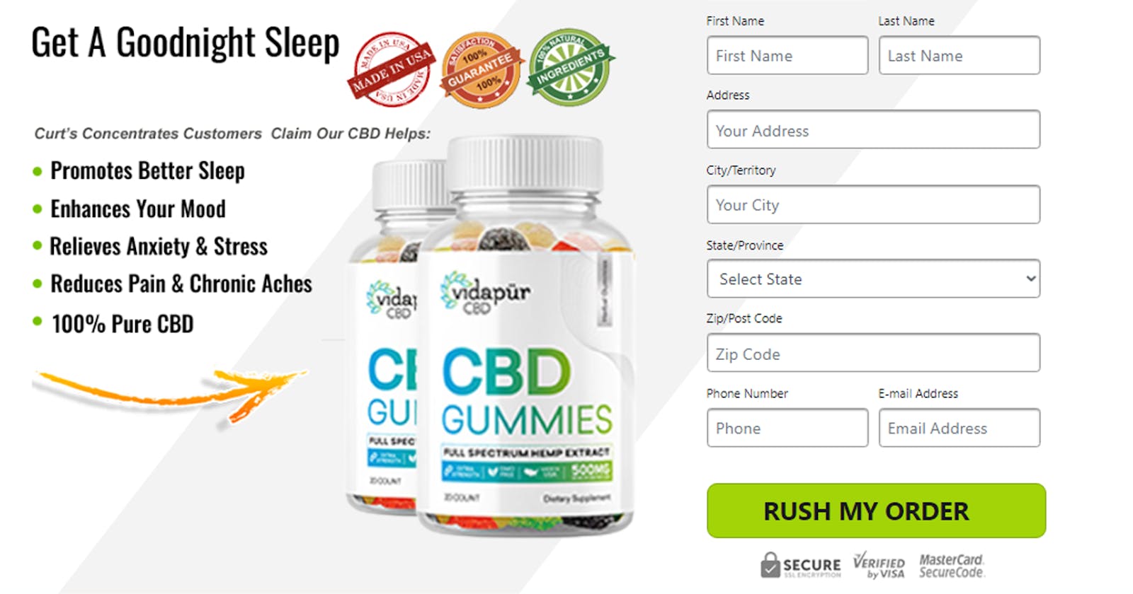 Vidapur CBD Gummies: Reviews, Benefits, Stress, Anxiety, Chronic Aches, 100% Pure CBD & Where To Buy!