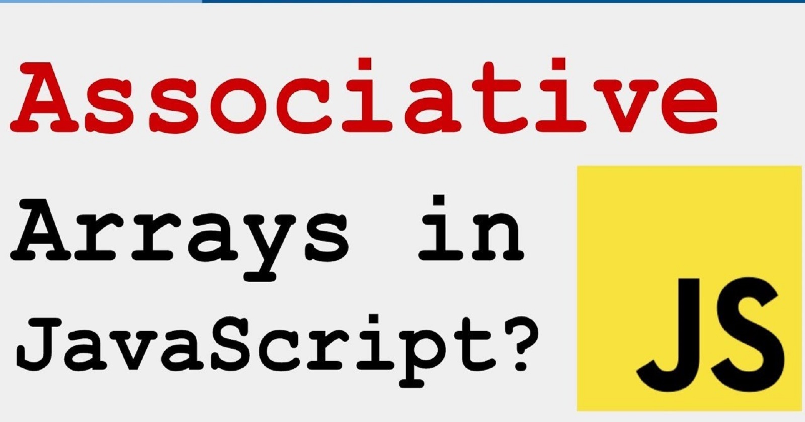 Push Associative Array Into Array In JavaScript