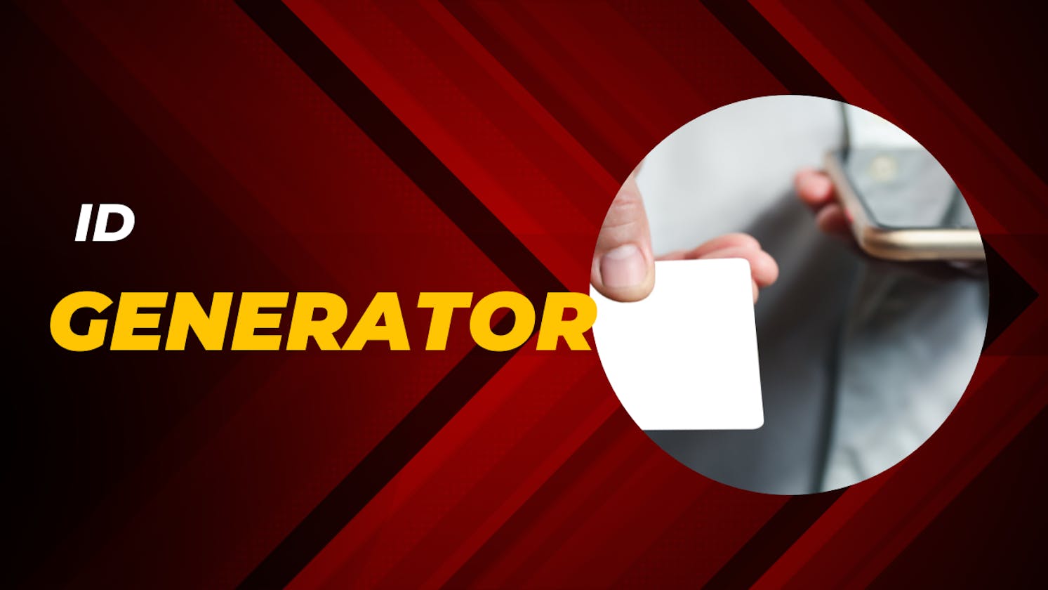 generate id with a generator function