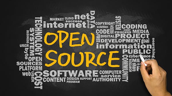 An image illustration of Open source