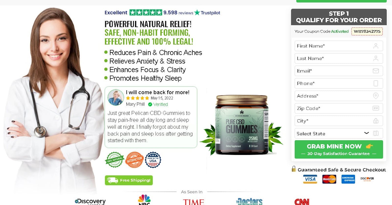 Hellomood CBD Gummies (Scam Or Legit) Reduces Anxiety & Stress! Up to 85% OFF