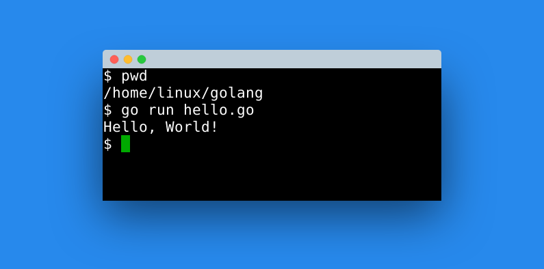 Criando meu primeiro "Hello World" com Go