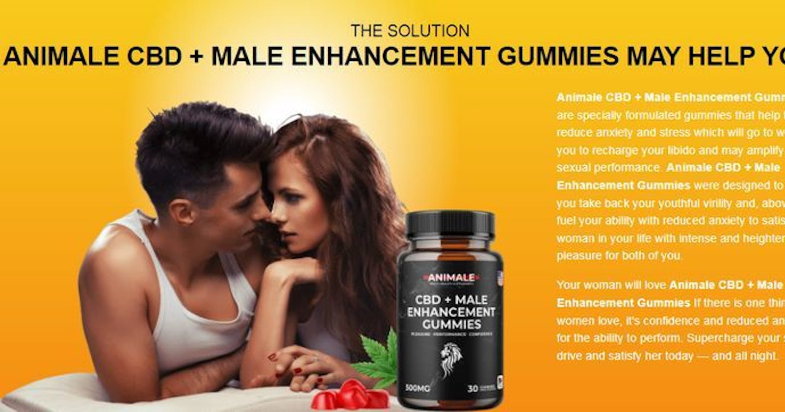 Animale CBD Male Enhancement Gummies: Effective Alternative to Viagra!