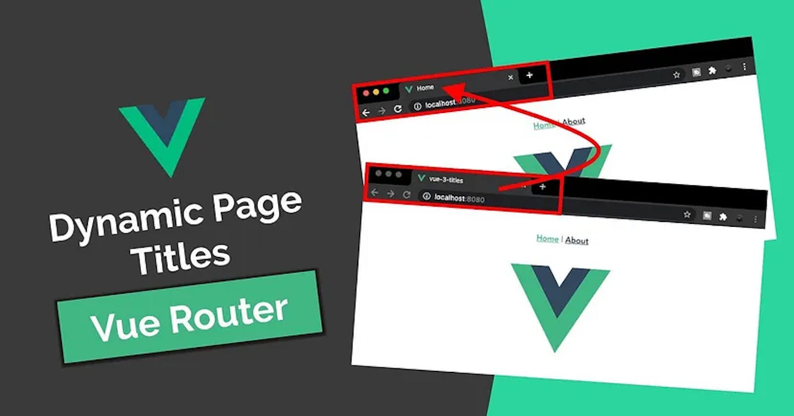 How to dynamically change the page title with Vue and Vue Router