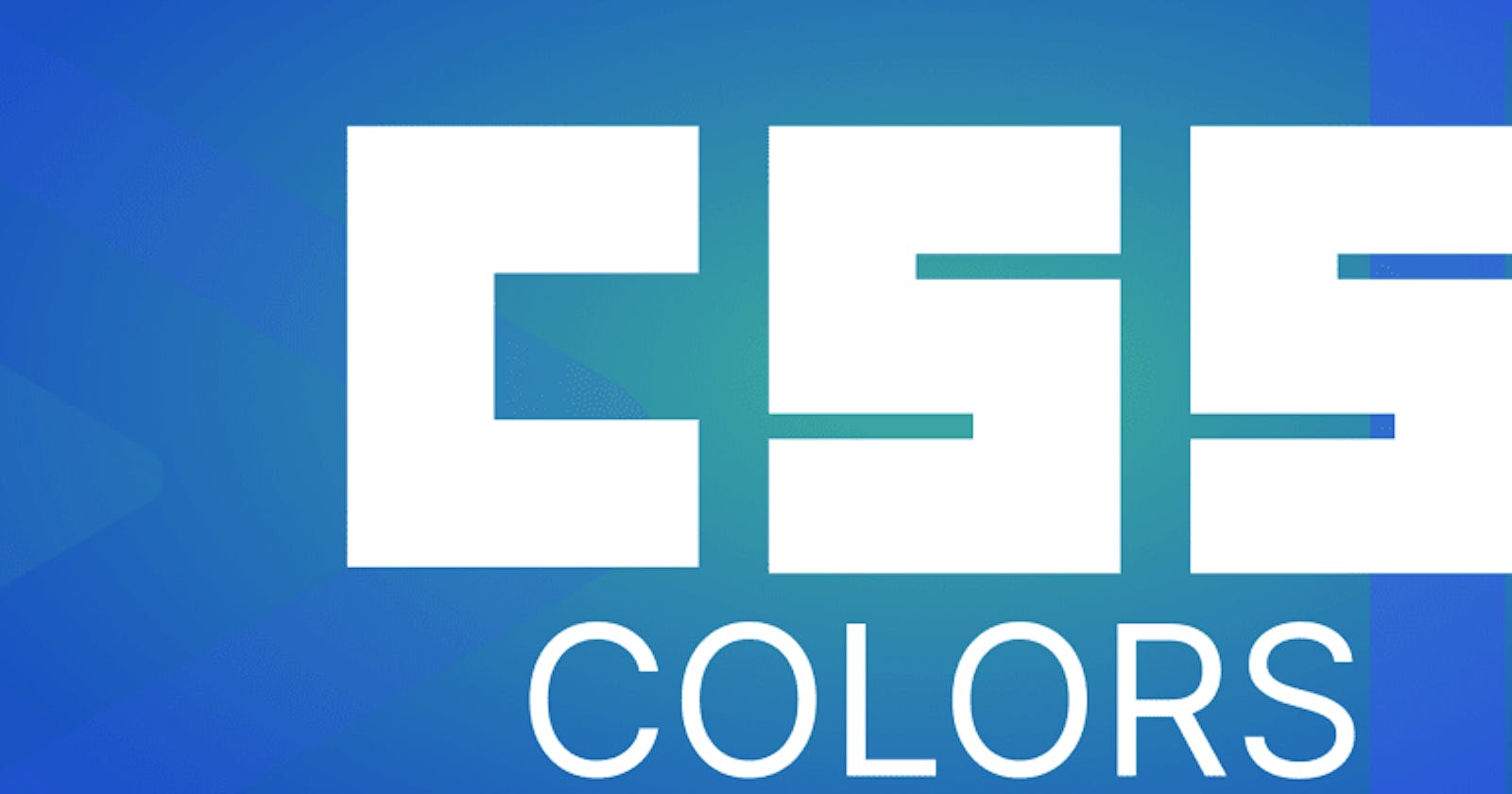 Color types in CSS