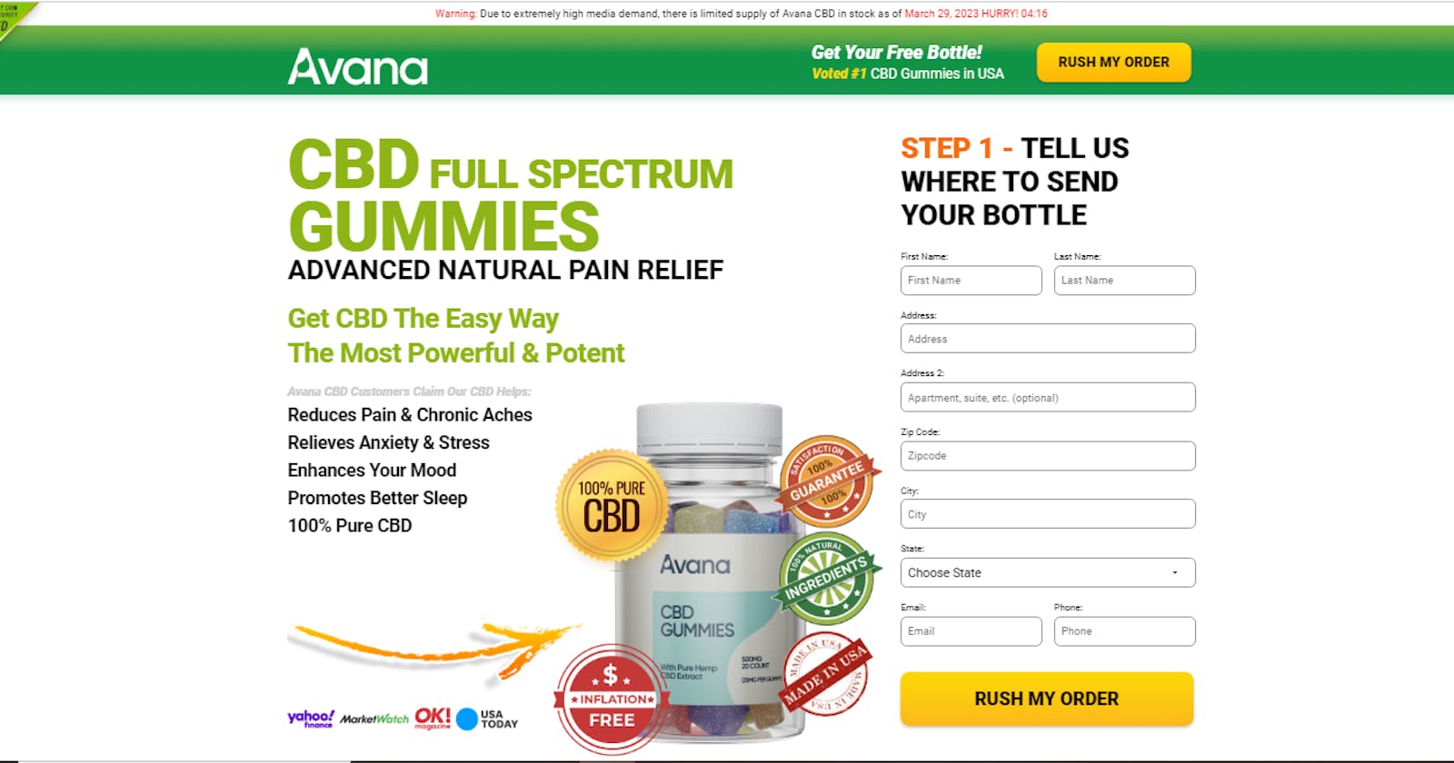 Avana CBD Gummies (Scam or Hoax) Relief Stress and Anxiety!