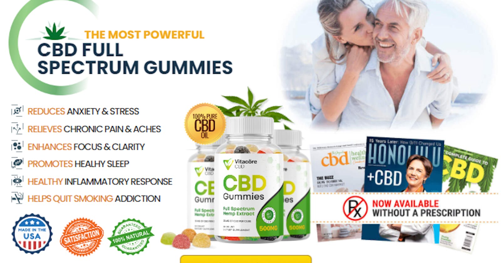 Vitacore CBD Gummies| Check Health Benefits! Review, Price