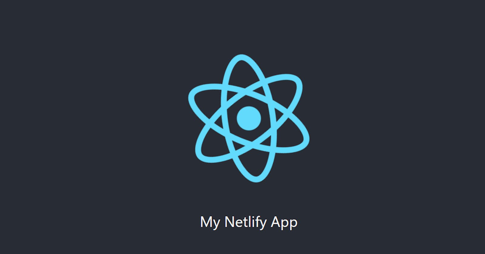 Simple React Application on Netlify