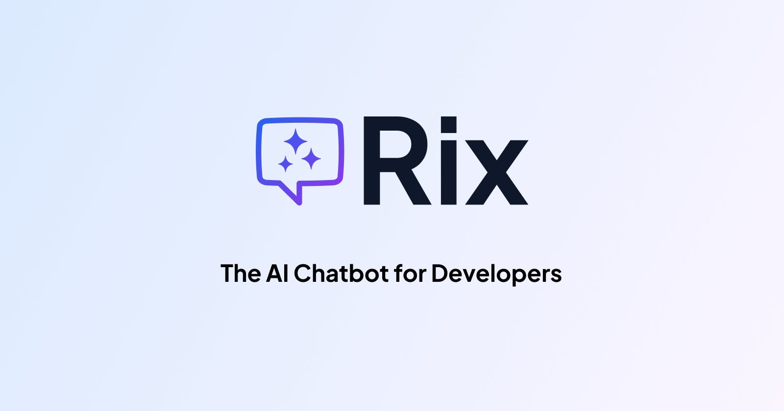 🚀 Introducing Rix, the AI chatbot for developers