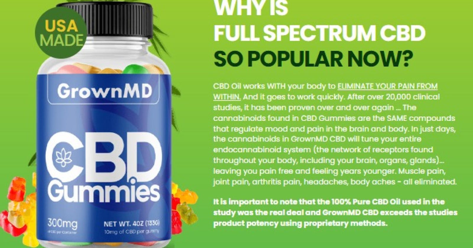 Vegan and Gluten-Free Options Available: GrownMD CBD Gummies for Everyone!