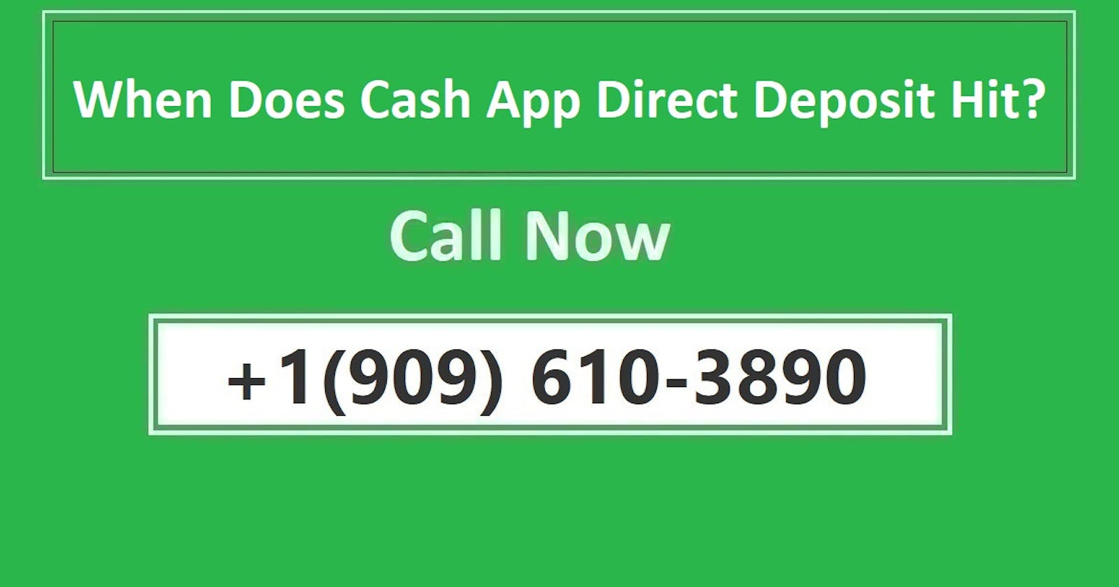 When Does Cash App Direct Deposit Hit? How to Enable Direct Deposit?