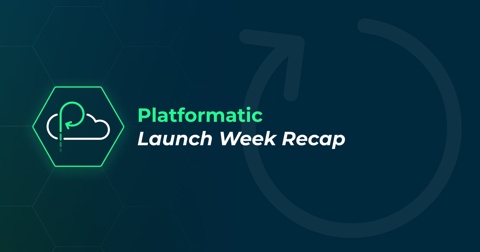 Platformatic Launch Week Recap