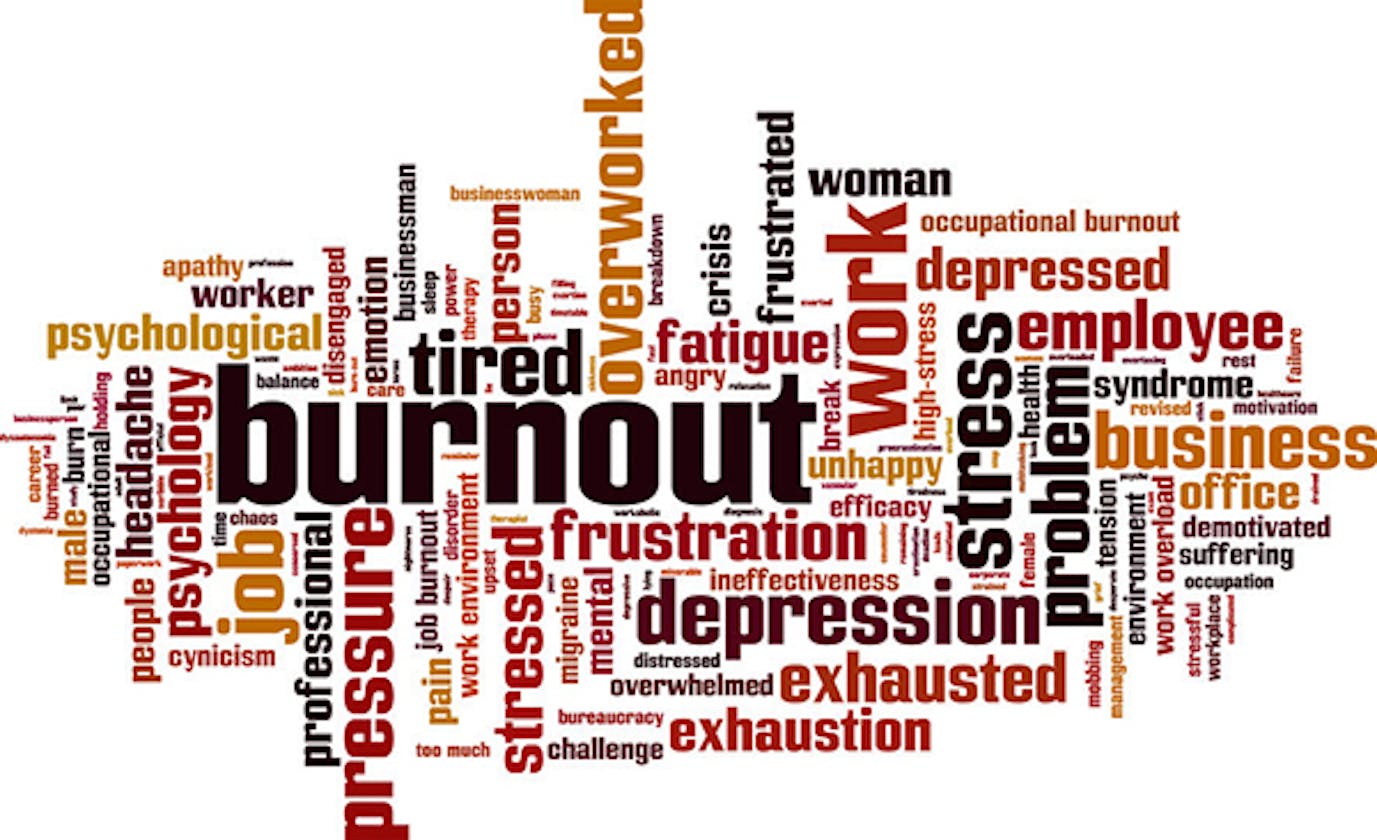 "Burnout is a part of life, and not the end"