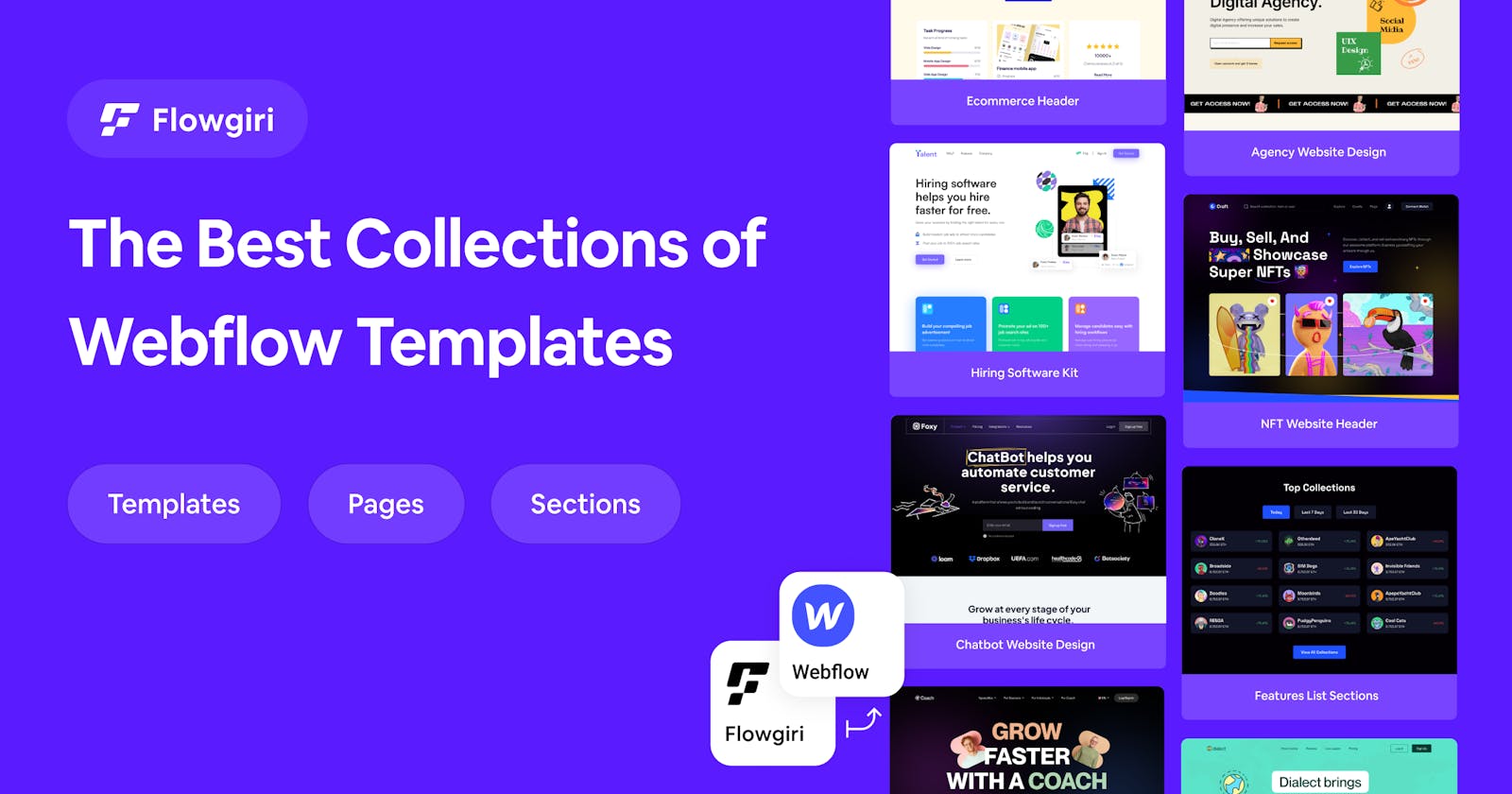 Flowgiri - The Best Collections of Webflow Templates