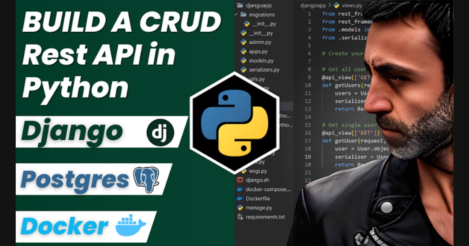 Python CRUD Rest API, using: Django, Postgres, Docker and Docker Compose