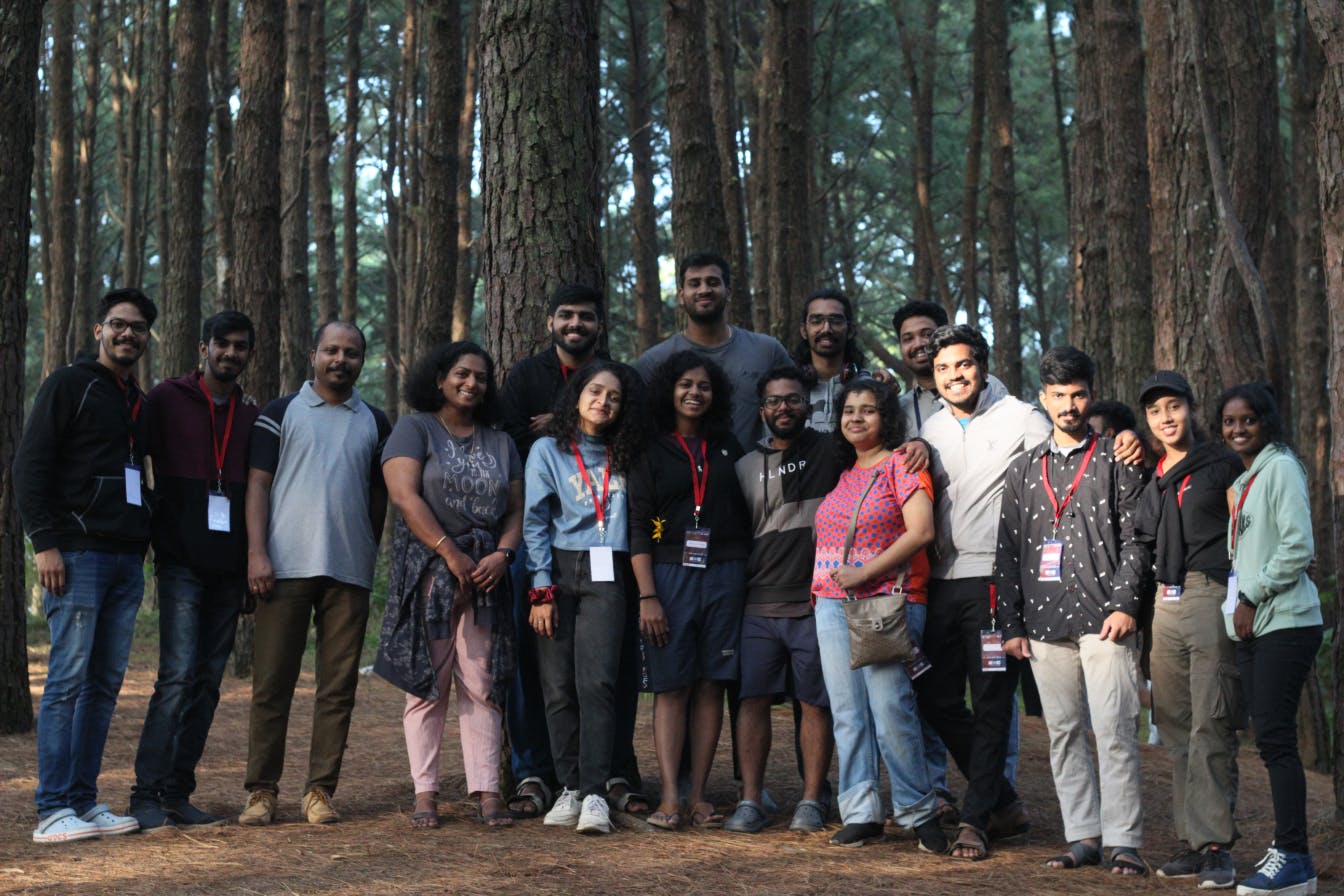 Pine forest with IEEE CSKS team