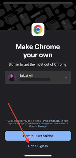 Use Chrome as a guest