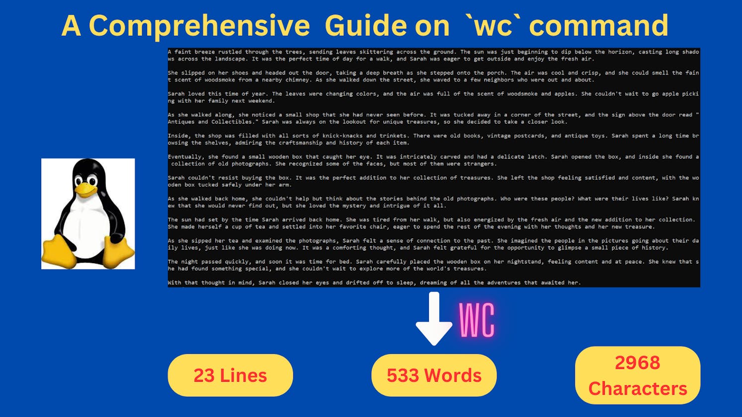 The Power of the `wc` Command in Linux: A Comprehensive Guide