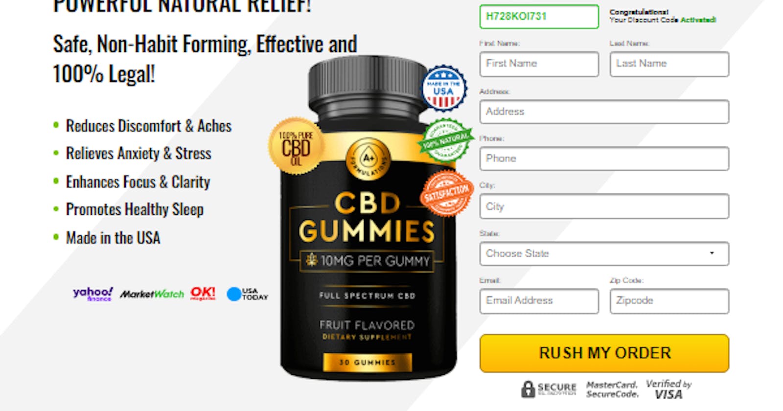 A+ Formulation CBD Gummies advanced Reviews (Legit Or Fake) Shocking Result USA!