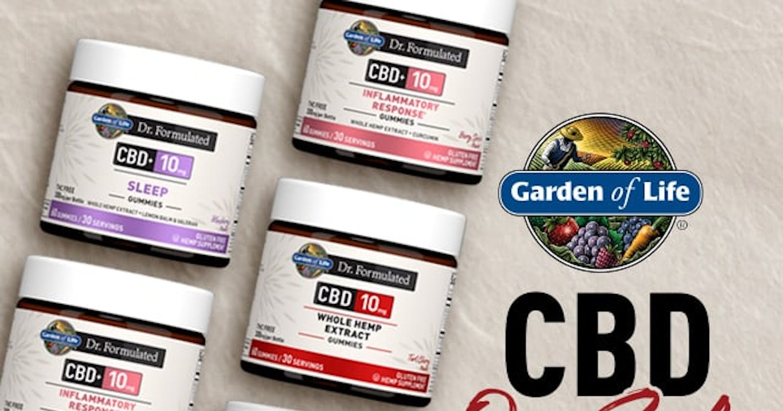 Garden of Life CBD Gummies - Natural Approach to Pain Relief and Sleep!
