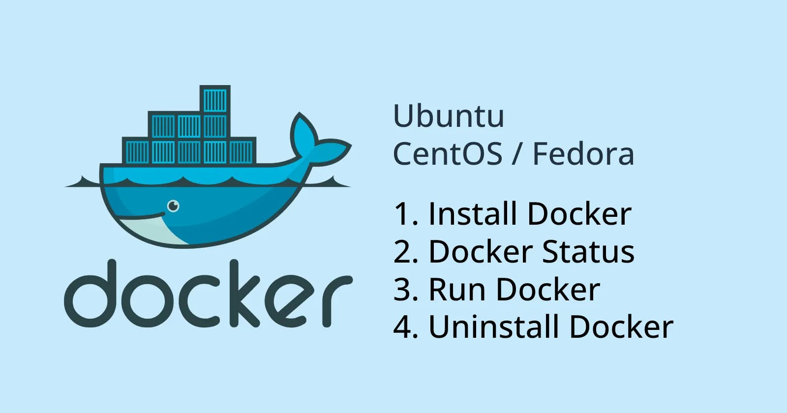 Install Docker on Ubuntu and CentOS