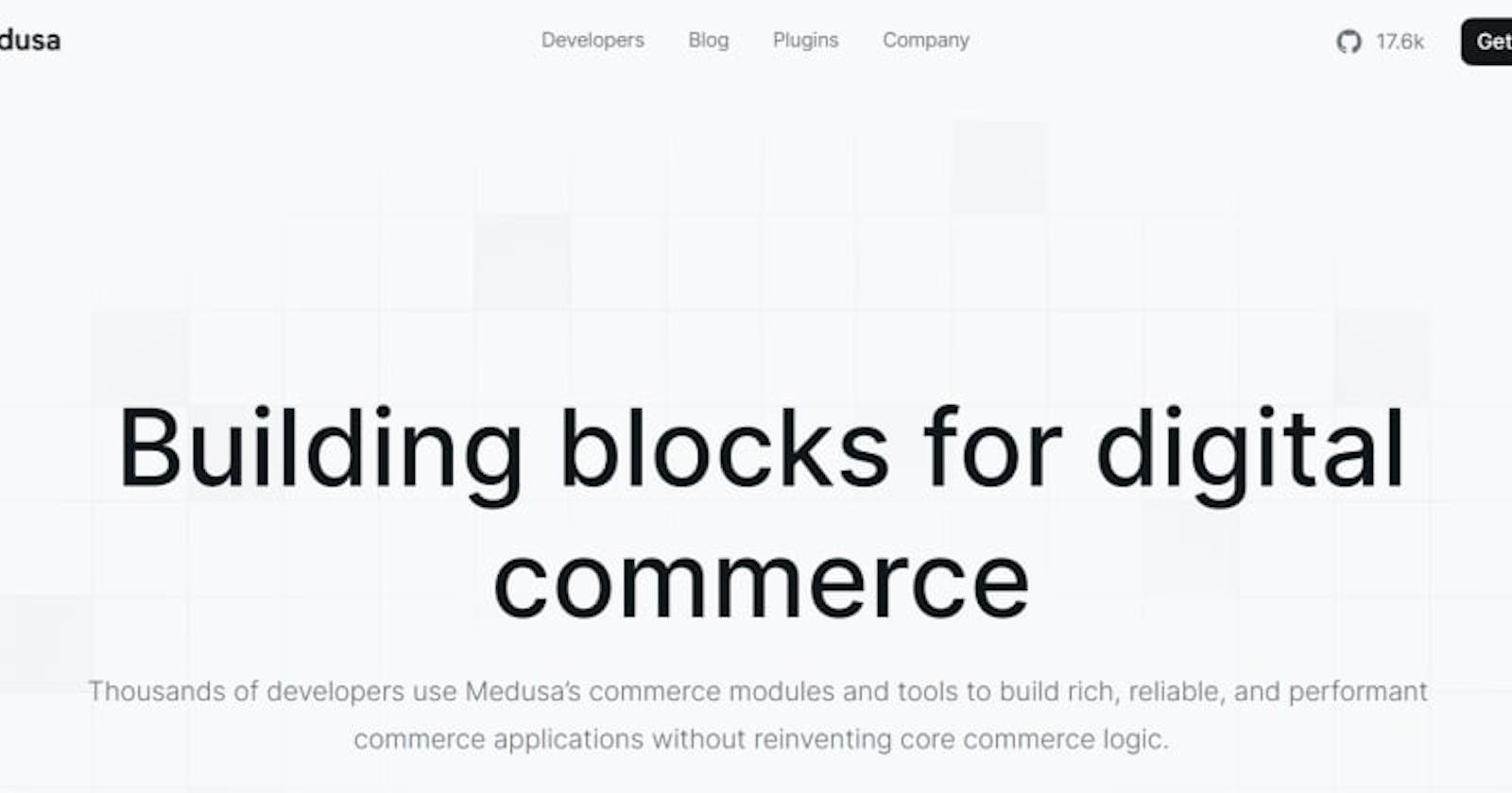 Medusa: An Ecommerce Platform and Its Features