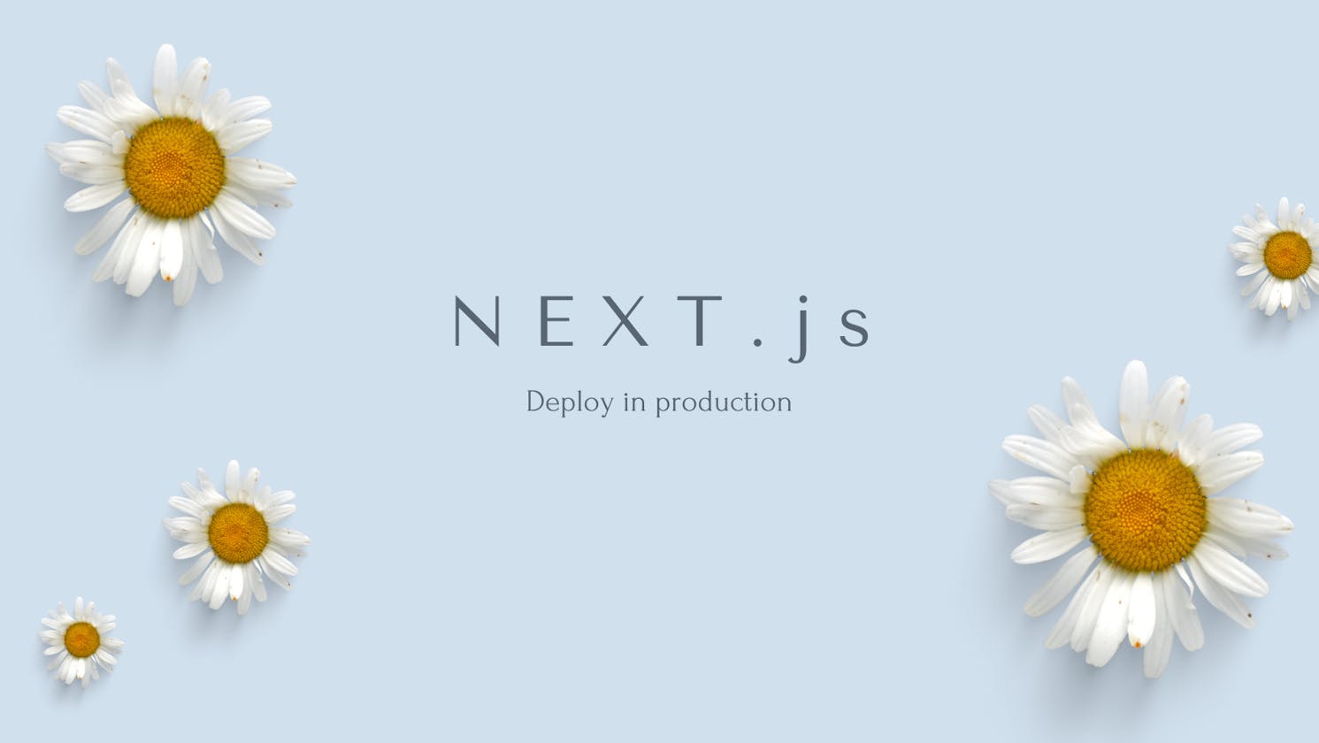 How to deploy Next.js app in production server