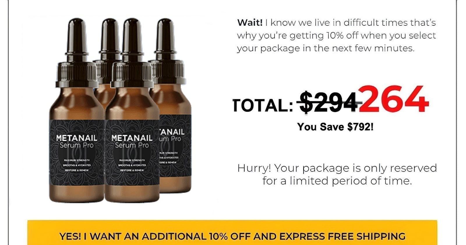 Metanail Serum Pro (Scam Alert) Supports Healthy Nails! Up to 80% OFF
