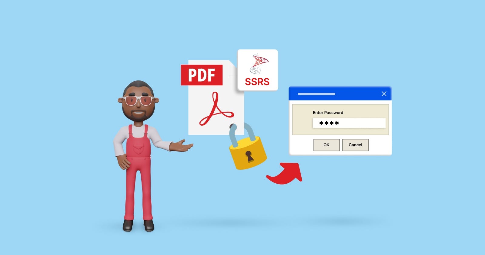 How to Generate an SSRS Report as a Password-Protected PDF Using the Bold Reports Report Writer