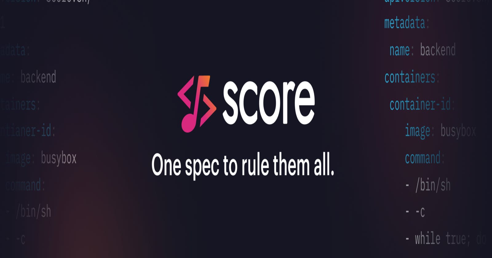 Configure your workloads easily with Score