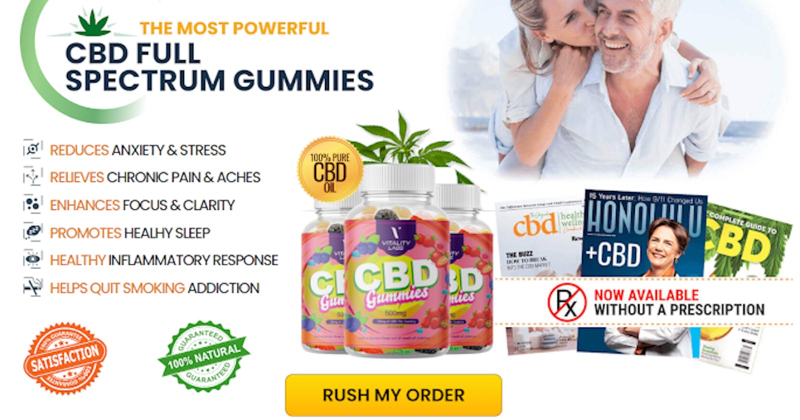 Vitality Labs CBD Gummies - *IS LEGIT REVIEW* Instant Reduce Anxiety & Pain!