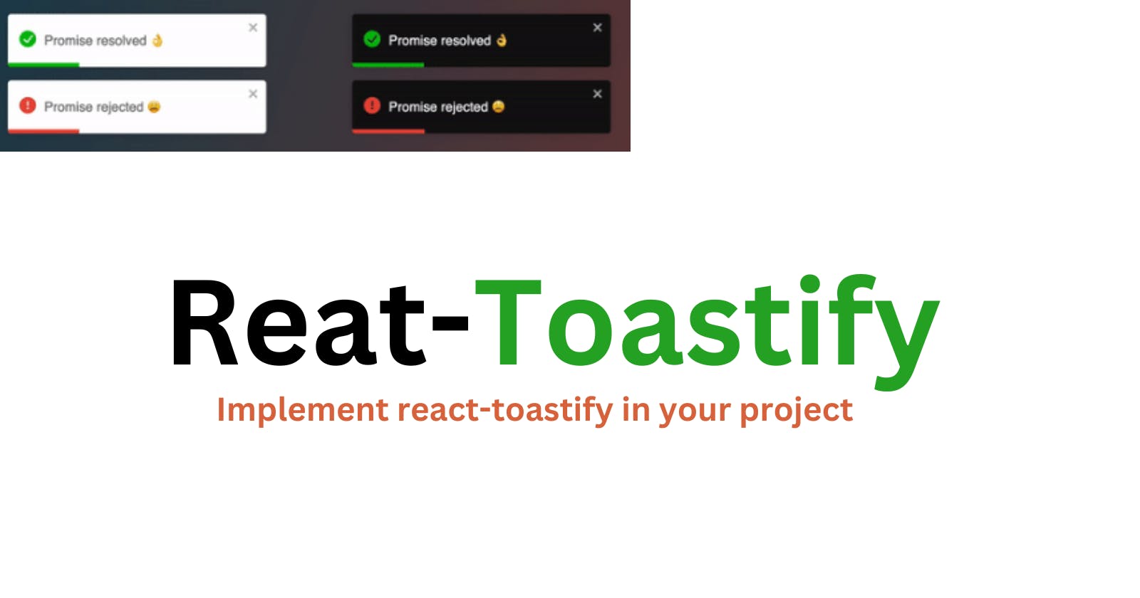How To Implement React-Toastify