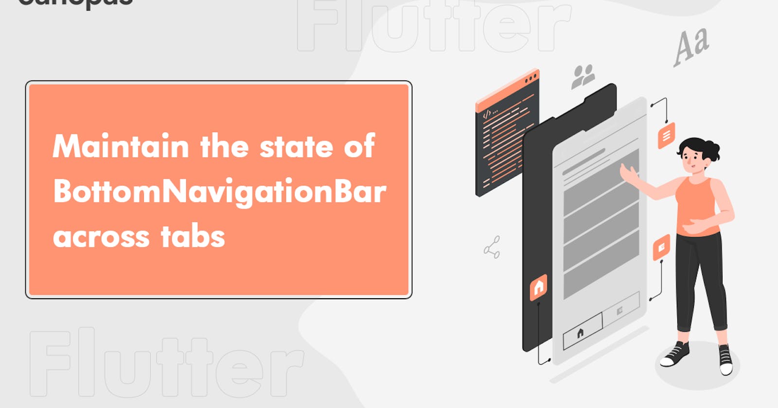 How to Maintain the state of BottomNavigationBar across tabs in Flutter