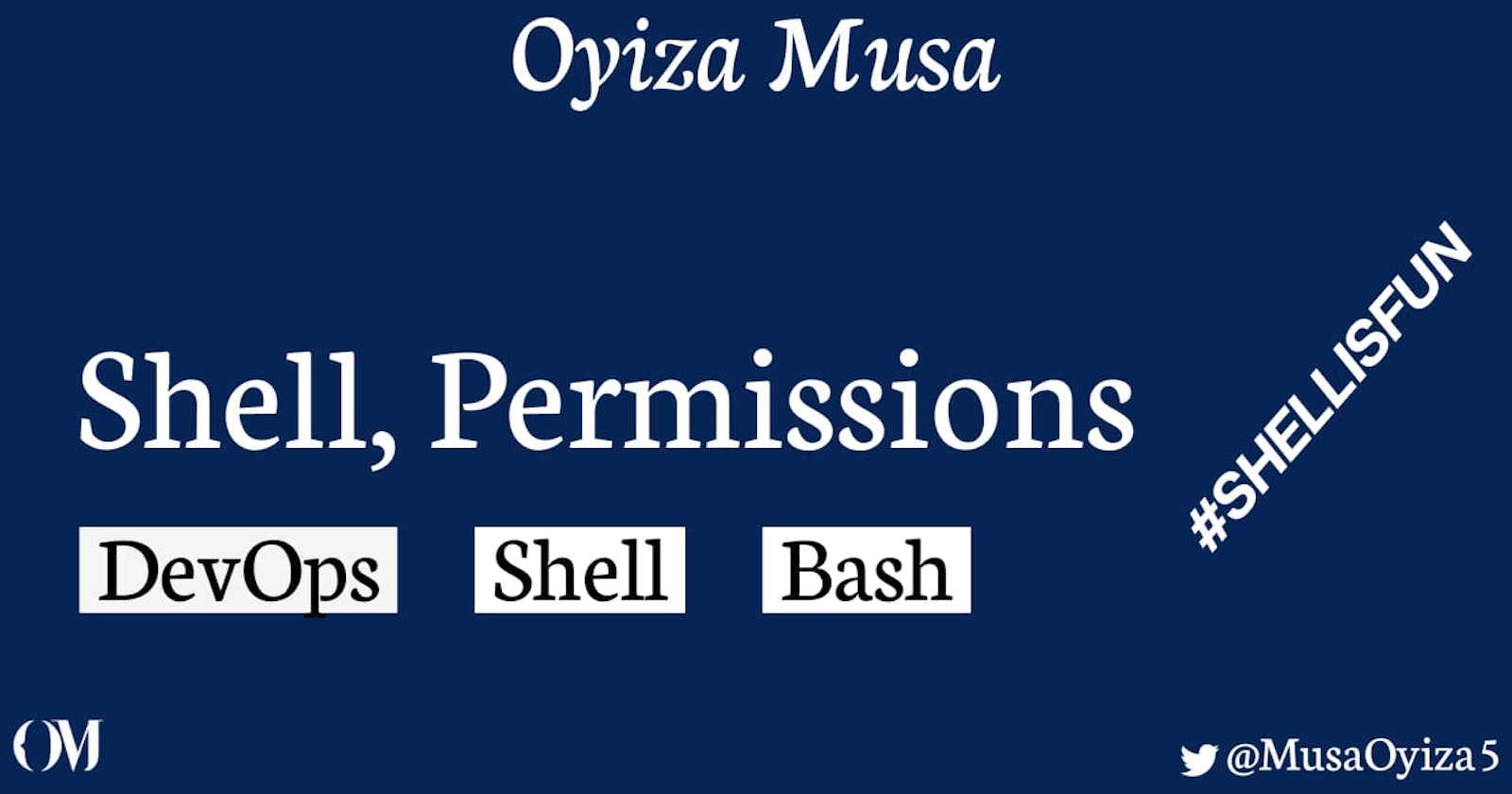 shell, permissions