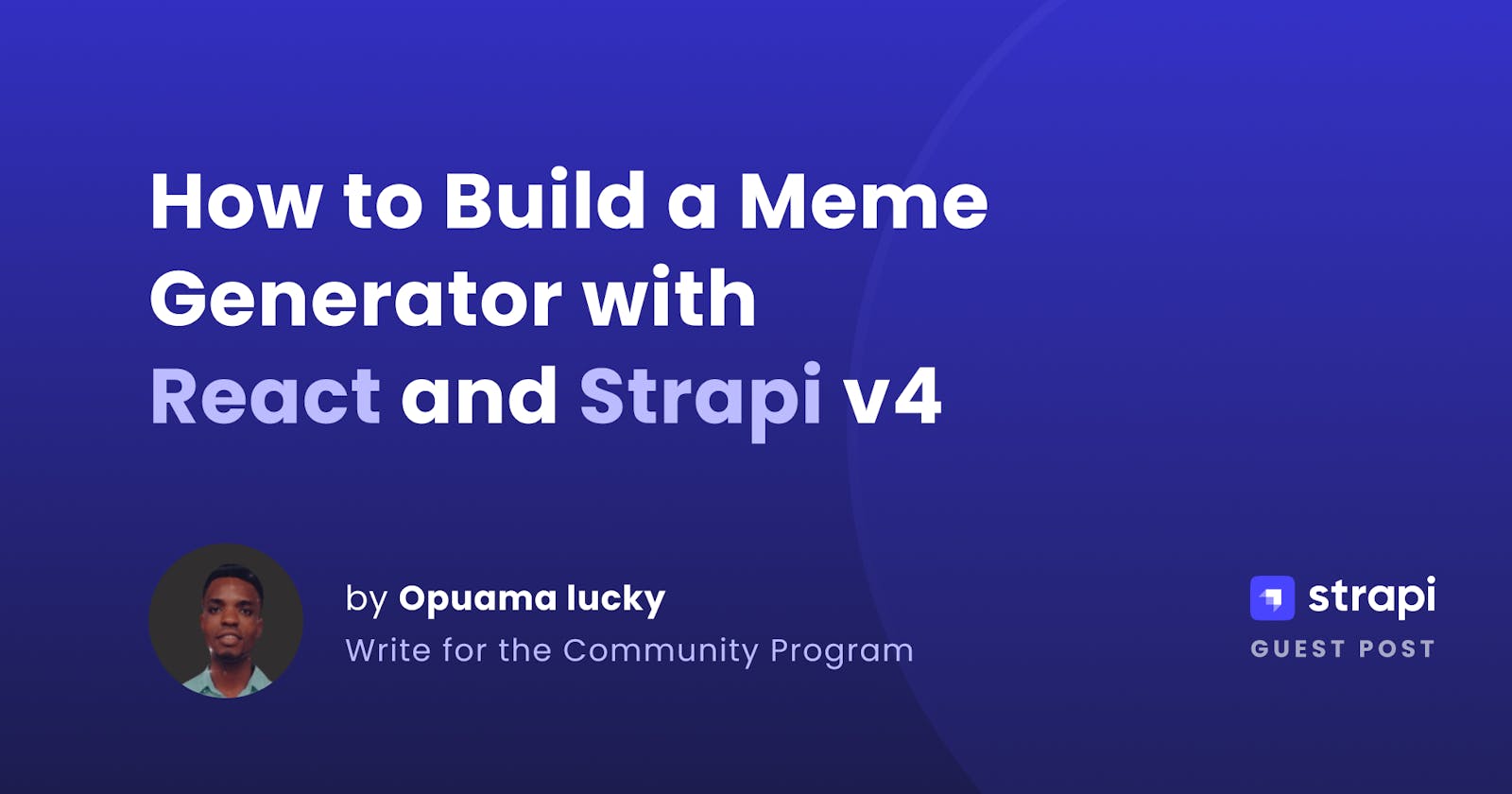 How to Build Meme Generator App with React and Strapi v4