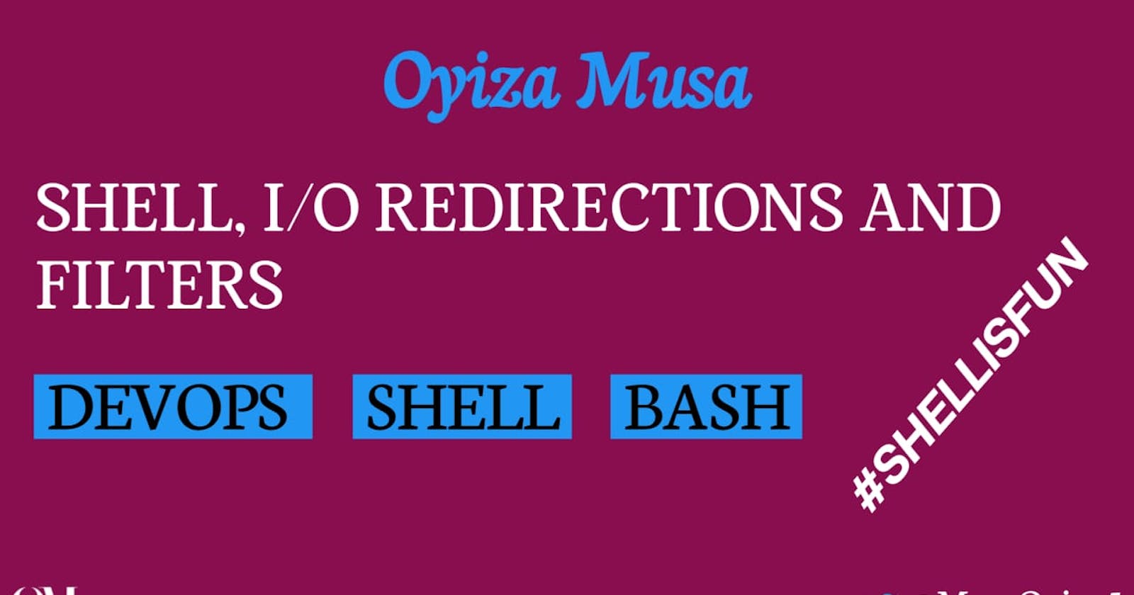 Shell, I/O redirections, and filters