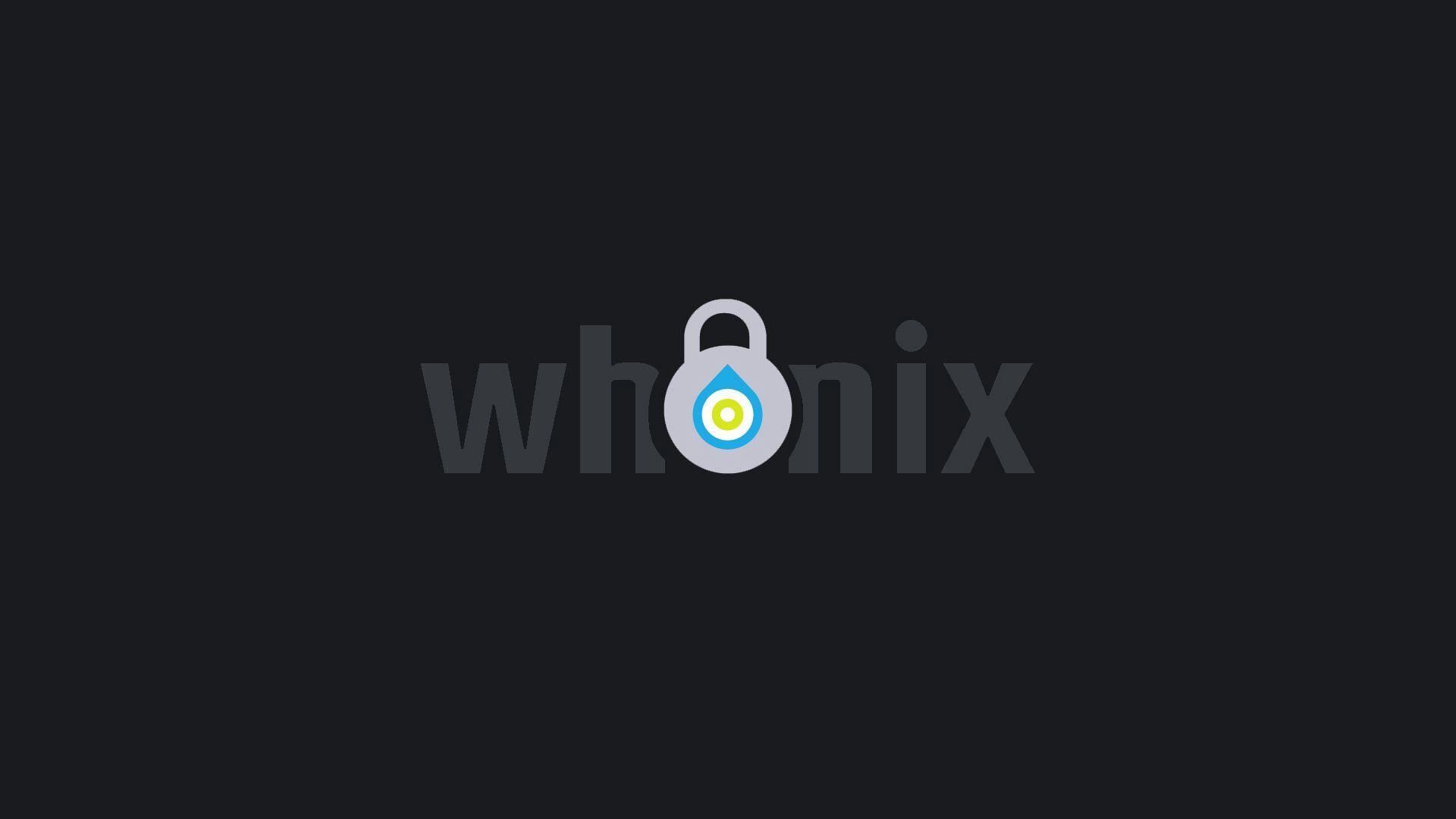 Anonymizing with Whonix