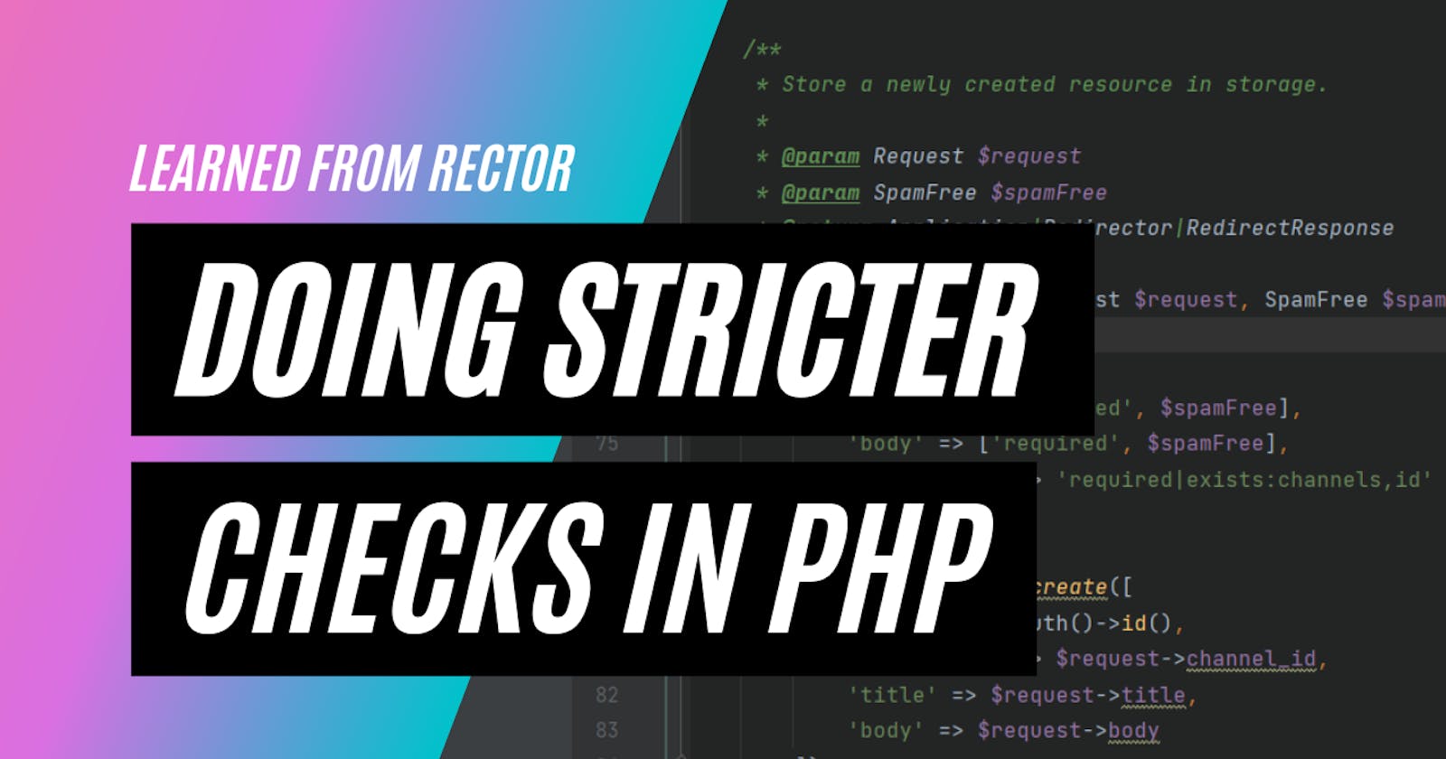 Doing stricter checks in PHP
