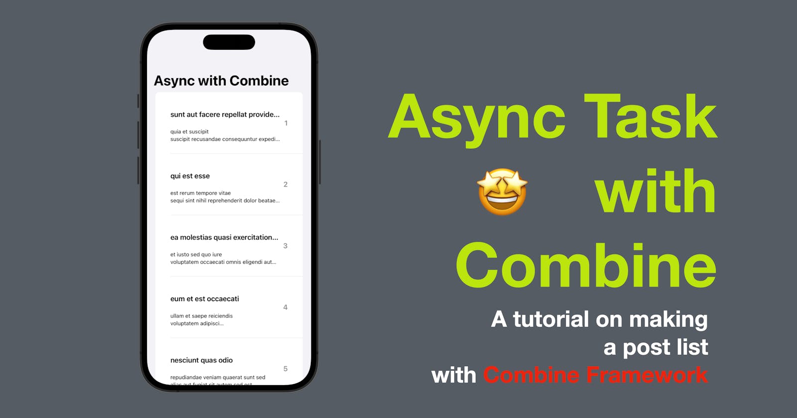 Async Task with Combine in SwiftUI