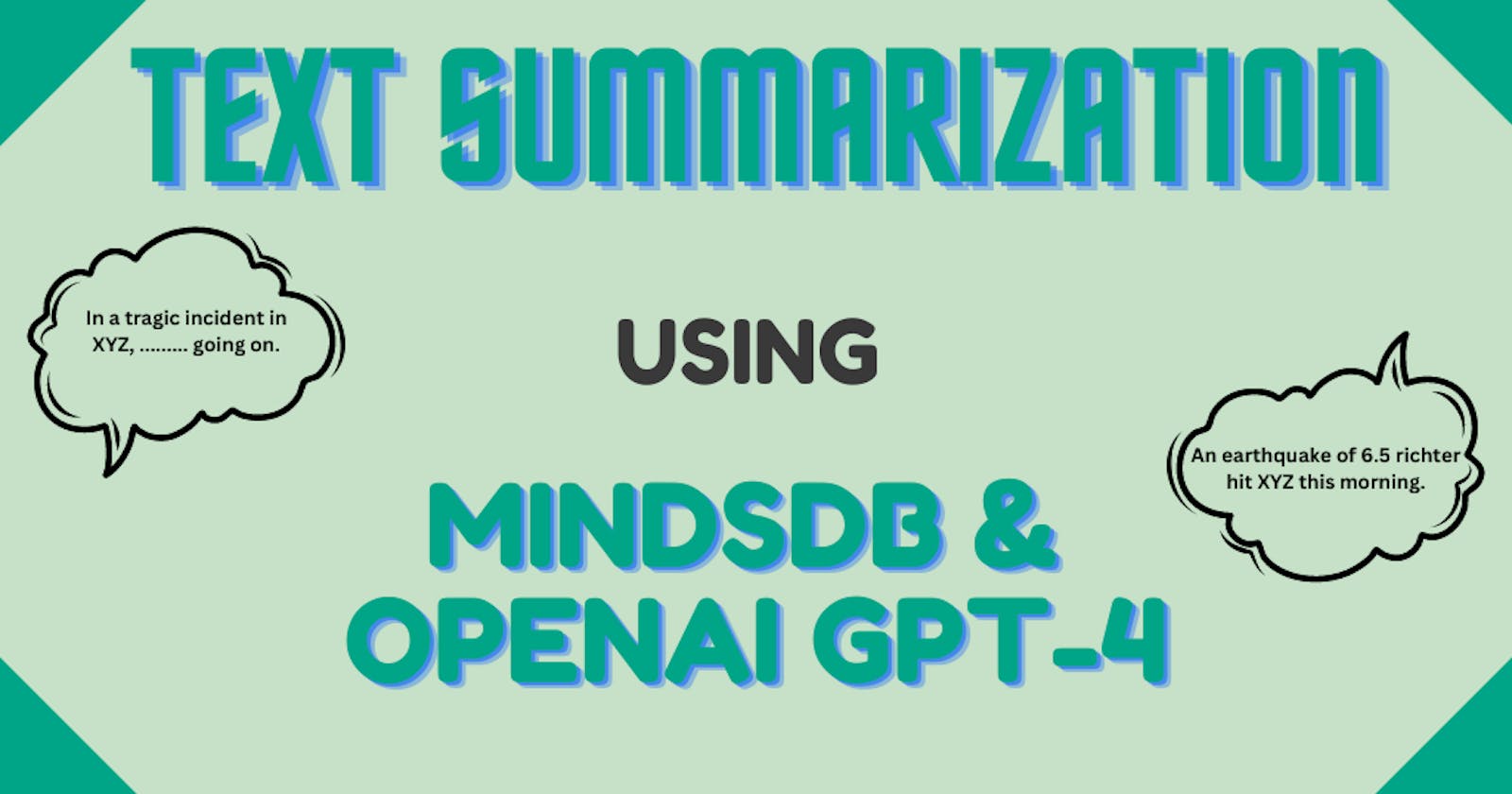 Text Summarization using MindsDB and OpenAI GPT-4