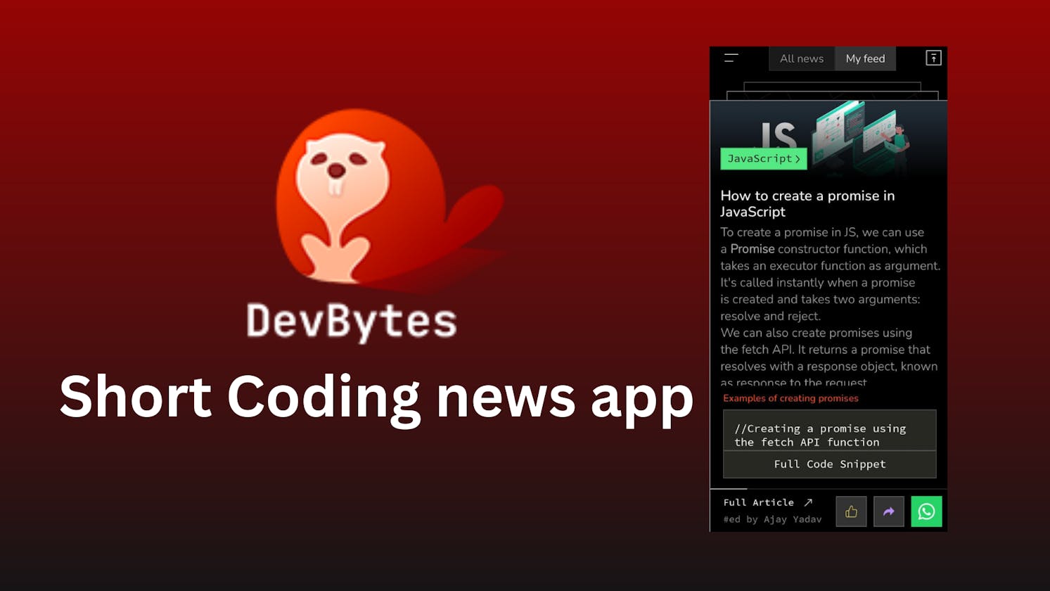 DevBytes : Stay informed and save time by getting your daily tech news in just 64 words!